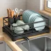 Escurridor de Platos para Encimera Organizador de Tazones para Fregadero Estante Escurridor de Platos Caja de Almacenamiento para Tazones y Platos
