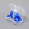 Protetores auriculares para natação transfronteiriços protetores auriculares de silicone à prova d'água profissionais clipe de nariz plugue nasal suprimentos de natação equipamento de natação infantil protetores auriculares