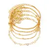 Conjunto de Joias Novo Estilo Transfronteiriço com Zircônia Criativa e Liga de Pérola de Imitação, Conjunto de 49 Peças para Mulheres, Atacado