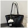 Bolso de hombro, bolso de mano, bolso de gran capacidad, para mujer, nuevo, texturizado, retro, otoño e invierno, para uso diario, portátil.