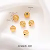 Colección de Accesorios Color Oro Real Componentes para Joyería Hecha a Mano DIY Semi-terminados Cuentas Espaciadoras Accesorios para Pulseras Collares Venta Directa de Fábrica