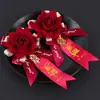 Ramilletes de boda para la novia y el novio, juego completo para la familia, los padres, los padrinos y las damas de honor, corsages artificiales, colección de suministros para bodas