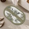 Alfombra de Baño Absorbente de Barro Diatomeo de Estilo Moderno Simple Secado Rápido Alfombra de Piso de Baño Alfombra de Pie Antideslizante para Baño Alfombra de Baño