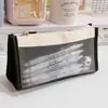 Bolsa de Lápices de Malla Transparente para Examen Casual Gran Capacidad Multicapa Almacenamiento de Papelería Caja Especial para Papelería Bolsa de Lápices para Estudiante de Secundaria