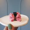 Tiktok Red网红 tela doble cara clip de lazo para niños Pinza para el pelo de niña Pinza para el pelo de niña pequeña Accesorios para el pelo de princesa de escape