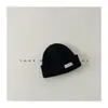 Gorro de lana para niños de estilo coreano, otoño e invierno, estilo occidental, gorro de punto para bebés, protección para las orejas, gorro de lana para niños y niñas, gorro frío.