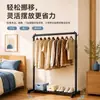 Perchero de Pie Sencillo para Habitación Interior Colgador de Ropa de Pie Almacenamiento de Ropa para Dormitorio del Hogar Colgador de Ropa