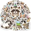 Compra Directa Transfronteriza [con Certificación Ce.Cpc] 56 Paquete de Expresiones de Mapache Pequeño Pegatinas de Graffiti Tarjetas Súper Lindas de Amazon