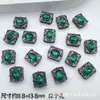 Caixa Mágica Retangular Zircônia Multi-Furo Pulseira de Miçangas Artesanal DIY Colar Acessórios de Joia Contas Espaçadoras Tendência Novo Estilo
