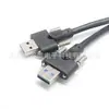 Cable de Datos Usb3.0 Dual Macho con Tornillo a Dual Usb3.0 Hembra con Tuerca para Panel Cable Usb3.0