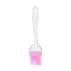 Zibo fábrica de churrasco personalizado grande cabeça oval PS transparente alça silicone escova churrasco escova de óleo bolo ferramentas de cozimento