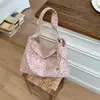 Bolso de Hombro Grande de Capacidad Casual Estilo Coreano para Mujer 2026 Nuevo Bolso Tote Estampado de Leopardo Estilo Perezoso Bolso de Hombro Único Cruzado