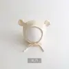 Touca Fetal para Recém-Nascido, Touca de Preparação para Bebê, Touca com Proteção para Orelhas, Bebê 100% Algodão, Touca Pulôver com Cadarço Fofa e Super Fofa, Estilo para Todas as Estações