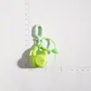 Fivela de Porta Pintada Kettlebell Chaveiro Pingente Criativo Estiloso Fofo Coração de Menina Pingente de Bolsa Pingente de Presente Joia