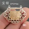 Colar com Pingente de Pato Mandarim em Filigrana, Fecho de Segurança para Bebê, Prata de Lei, Prata Tibetana, Cobre Branco, Estilo Antigo, Acessórios Feitos à Mão, Venda por Atacado