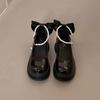 Zapatos de una sola capa para mujer 2024 verano nuevos moda coreana tacón grueso suela gruesa antideslizantes lazo perla casual zapatos Mary Jane