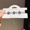Pulsera Geométrica de Flor de Zirconia Transfronteriza Europea y Americana, Pulsera de Lujo Ligero de Nicho de Gama Alta, Joyería de Diseño Exquisito Versátil