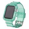 Adecuado para Iwatch12/11/S10 Glacier Correa Transparente Reloj Se3 Apple Watch Caja Integrada Estilo Coreano Transfronterizo