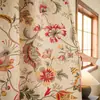 1 Pieza Nuevas cortinas multicolor estilo europeo y visillos para decoración de sala y dormitorio, visillos decorativos personalizados con pasacintas
