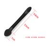 Algodón para Sombra de Ojos de Doble Cabeza Pincel de Maquillaje de Ojos de Doble Cabeza Pincel Portátil para Sombra de Ojos Algodón de Látex para Sombra de Ojos Tubo de Aluminio Completo Barra de Sombra de Ojos 6.5