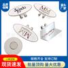 Insignia Metálica con Emblema de la Universidad Tsinghua en Stock Logotipo Personalizado Pintado Emblema Escolar Insignia Corporativa Fabricante Personalizado