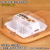 Caja de Empaque para Mei Niang de Nieve, Caja para Galletas Crujientes de Yema de Huevo, Carne Deshebrada y Vieiras, Hojaldre de 4 Piezas, Caja de Empaque Verde para Empanadillas de Cuatro Piezas