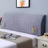 Cubierta de Mesita de Noche Acolchada de Algodón Grueso Elástica Simple Moderna Cama Suave Cama Cabecero Duro Respaldo Cubierta Protectora