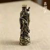 Latão Vintage Oito Imortais Cruzando o Mar Pequeno Ornamento de Decoração para Casa Mesa de Escritório Animal de Estimação para Chá Figurine Brinquedo Portátil