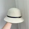 Hebilla de Cinturón Simple Estilo Coreano Sombrero de Fieltro de Lana de Color Sólido para Mujer Moda Otoño e Invierno Versátil Cálido Elegante Sombrero de Pescador de Moda