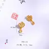 Retención de color fuerte Colgante de arena dorada Xiangyun Pulsera Ruyi auspiciosa Collar genuino para hombre y mujer Accesorios de aceite para cuentas DIY Material
