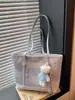 Bolsa Tote de Gran Capacidad para Mujer 2026 Primavera Nueva Casual Versátil Bolso de Hombro para Estudiantes Universitarios que Van a Clase