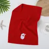 Toalla Navideña Transfronteriza Hecha a Medida Algodón Puro Bordada Toalla de Mano para Cocina Exportación Juego de Toallas Temáticas para el Día de Acción de Gracias