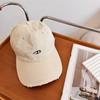 Boné de Baseball Street Style Marca da Moda Estilo Coreano para Menina Chapéu Fashion com Buraco de Aba Larga Simples Versátil Topo Macio para Homens