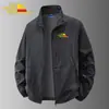Chaqueta de protección solar para hombre de verano, cortavientos casual para exteriores, cuello alto juvenil, corte holgado, chaqueta de piel talla grande, directo del fabricante