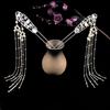 Grampos de Cabelo Clássicos, Acessórios de Cabelo Estilo Antigo, Ornamentos de Cabelo e Grampos Palacianos Retrô, Acessórios de Grampo de Cabelo com Franjas Hanfu, Itens Populares Estilo Nacional