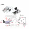 Bucle de Bobina Bordado de Puntos de Onda Tridimensional Estilo Coreano Vestido de Tela de Terciopelo Negro Pantalones Cheongsam Ropa para Muñeca Hecha a Mano DIY
