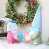Musgo Transfronteiriço Coelho da Páscoa Segurando Ovo Boneca Enfeites Fofo Sem Rosto Velho Orelhas de Coelho Boneca Enfeites