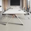 Mesa de conferência média pequena Mesa longa Simples Moderna Sala de conferência Mesa de treinamento Mesa longa Mesa grande Combinação