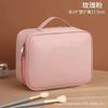 Bolsa de Almacenamiento de Doble Capa, Neceser Multifuncional con Compartimentos de PU, Gran Capacidad, Gama Alta, Bolsa de Cosméticos Multifuncional, Estilo Popular Transfronterizo