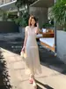 Precio Especial, Sin Devoluciones ni CambiosVestido de Vacaciones Elegante Francés Primavera/Verano Vestido Estampado de Puro Deseo para Mujer 88499