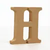 Ornatos de Letras e Números Ingleses de Madeira Atacado Artesanato de Madeira Letras DIY Decoração Criativa Venda Direta da Fábrica