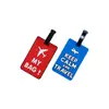 Venta caliente transfronteriza etiqueta de equipaje de avión de PVC traje etiqueta de identificación de equipaje de viaje bolsa anti-señal equivocada al por mayor