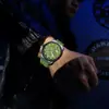 Reloj deportivo multifuncional para hombre con correa de silicona hipoalergénica, suministro transfronterizo, reloj de moda multifuncional para hombre