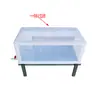 Tanque Grande de Plástico para Tortugas con Vidrio Transparente Ligero de Alta Definición, Tanque de Peces de Aguas Profundas, Estanque para Peces, Estanque para Tortugas con Ranura para Filtro, Independiente