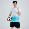 Comercio Exterior Transfronterizo Uniformes de Fútbol, Conjuntos de Camisetas de Manga Corta, Uniformes Deportivos de Entrenamiento para Adultos y Niños, Uniformes de Equipo, Compra Grupal con Impresión