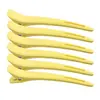 Pinzas especiales para peluquería, pinzas de pico de pato, pinzas de punta larga, para seccionar y posicionar el cabello en el salón de belleza, pinzas de resorte para peinar flecos sin marcar