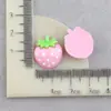 Acessórios de Resina DIY Cereja Materiais para Cola Cremosa DIY Presilhas de Cabelo Fruta Morango Infantil Acessórios para Capa de Celular