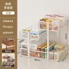 Estante de almacenamiento de escritorio, aparador, caja de almacenamiento multifuncional, organizador y estante de almacenamiento de bocadillos de varias capas para sala de estar y mesa de comedor del hogar