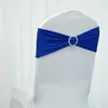 Correas de Hebilla de Diamante Gratis de Amazon Transfronterizas Funda Elástica para Silla de Hotel Boda Anillo de Correa de una Sola Capa Mariposa