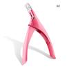 Ferramentas de manicure para unhas DIY Unha postiça em formato francês Peça de unha Unha de fototerapia com cristal Tesoura para unhas em formato U